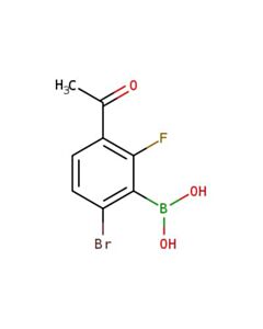 Astatech 3-ACETYL-6-BROMO-2-FLUOROPHENYLBORONIC ACID; 1G; Purity 95%; MDL-MFCD13181648